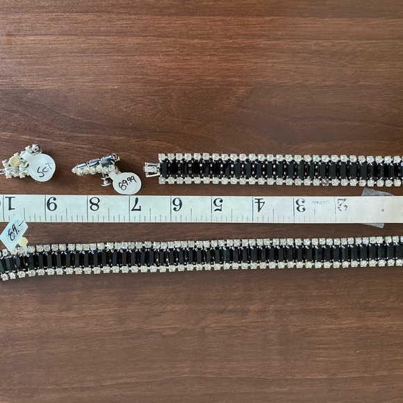 Vintage Set of Choker, Earrings, Bracelet - Picture 4 of 4